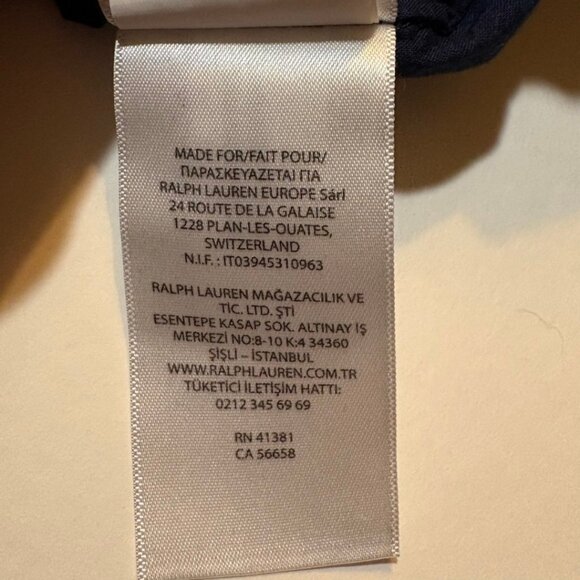 Polo Ralph Lauren Girls Blue Floral Cotton Dress 6X Sleeveless Pockets - Picture 8 of 11